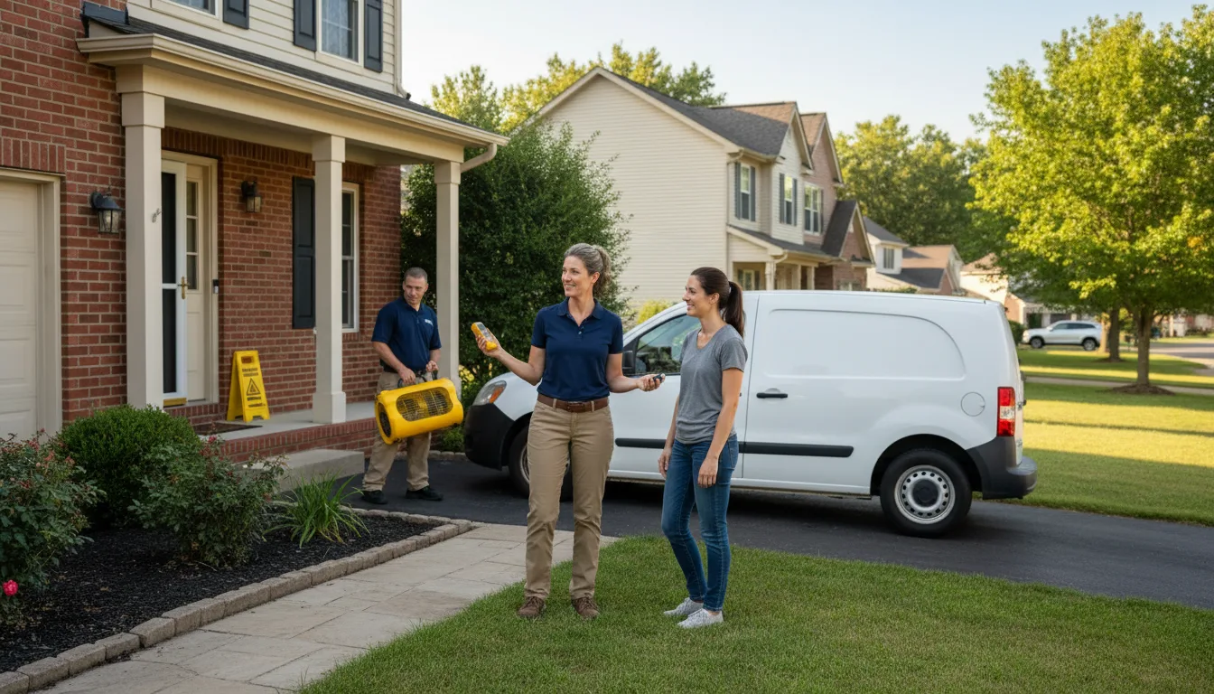 Water restoration image for Water Damage & Restoration Services in Norridgewock, ME